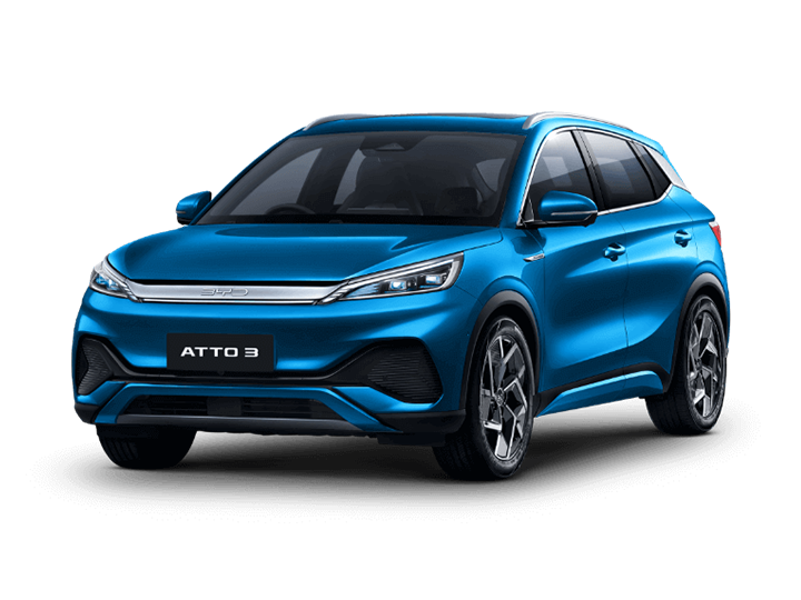 BYD ATTO 3 tampak utuh