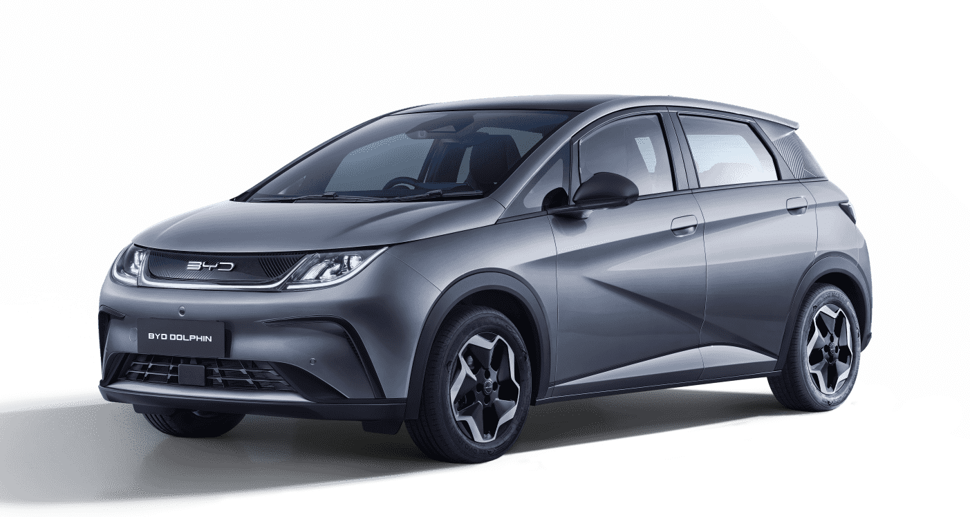 BYD DOLPHIN tampak utuh